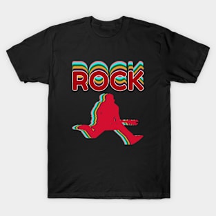 rock music lover designs  vintage retro gift 90s T-Shirt